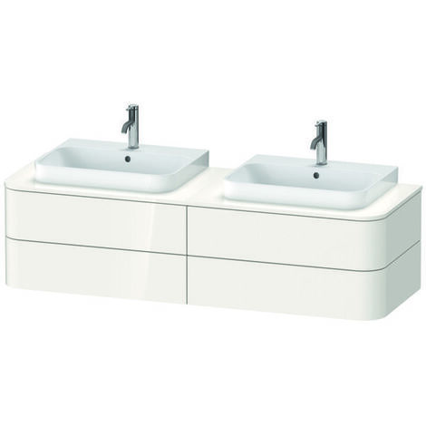 Mueble bajo lavabo consola Duravit Happy D.2 Plus, suspendido,