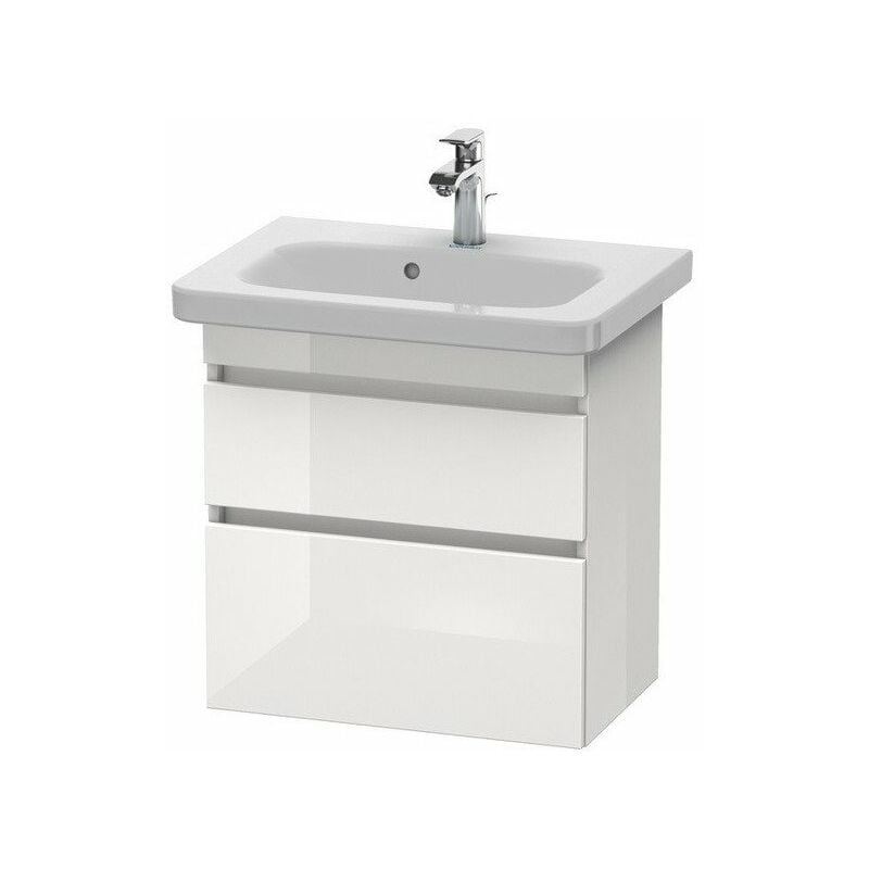 

Duravit - Mueble bajo lavabo DURASTYLE 368x580x610mm blanco brillo / basalto mate