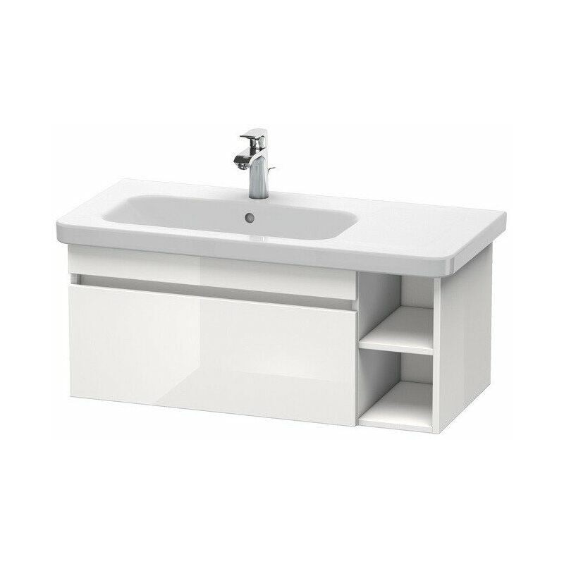 

Mueble bajo lavabo DURASTYLE 448x930x398mm nogal oscuro / blanco mate