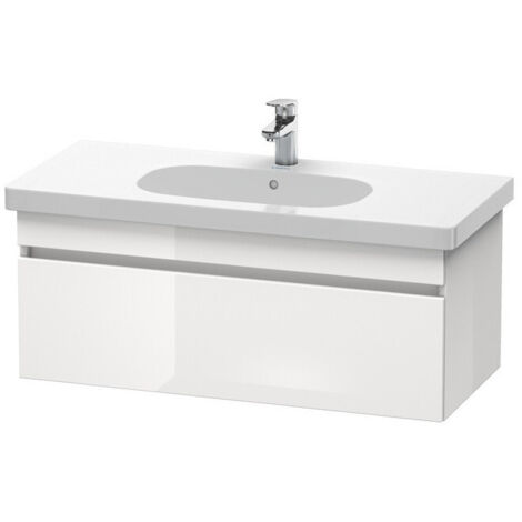 Mueble bajo lavabo DURASTYLE 453x1000x398mm blanco brillo / blanco mate
