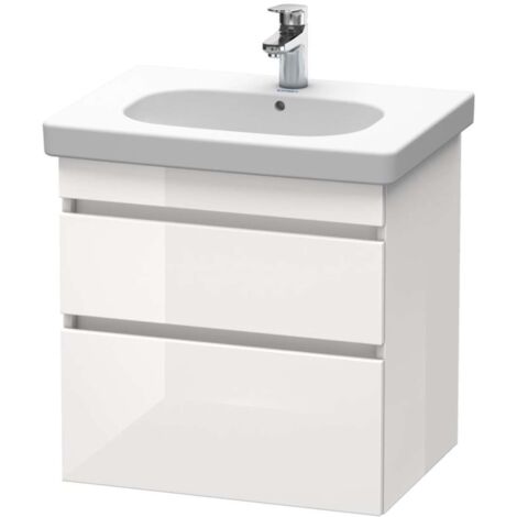 Mueble bajo lavabo DURASTYLE 453x600x610mm blanco brillo
