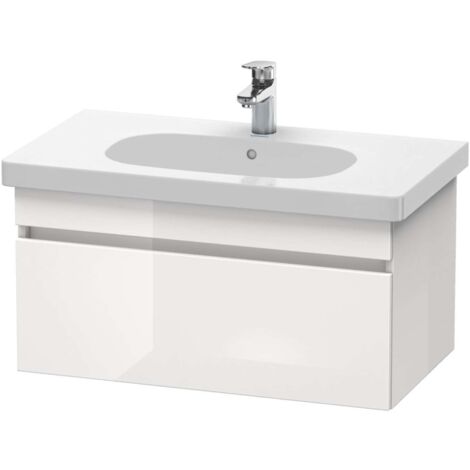Mueble bajo lavabo DURASTYLE 453x800x398mm blanco brillo