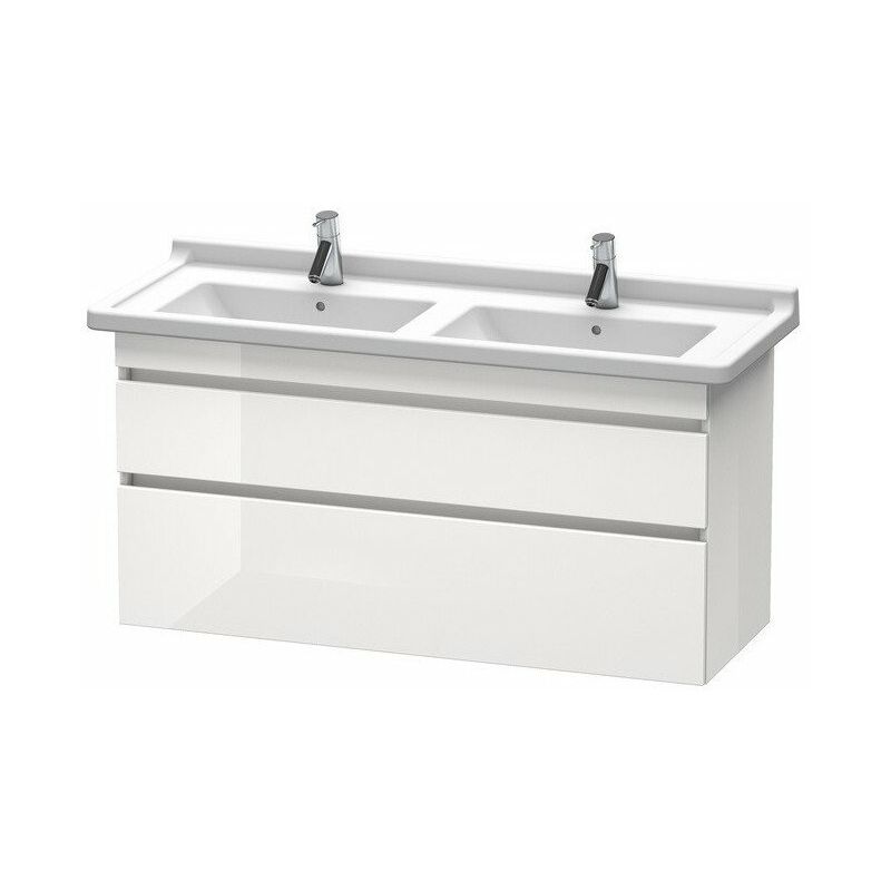 

Duravit - Mueble bajo lavabo DURASTYLE 470x1200x618mm nogal oscuro / blanco mate