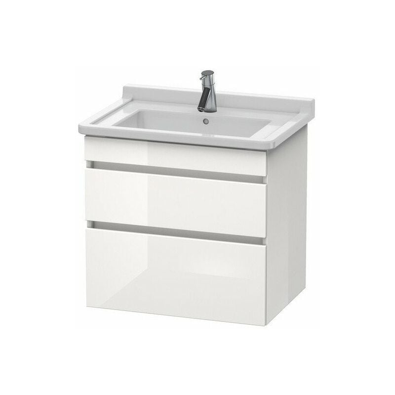 

Mueble bajo lavabo DURASTYLE 470x650x618mm nogal oscuro / basalto mate