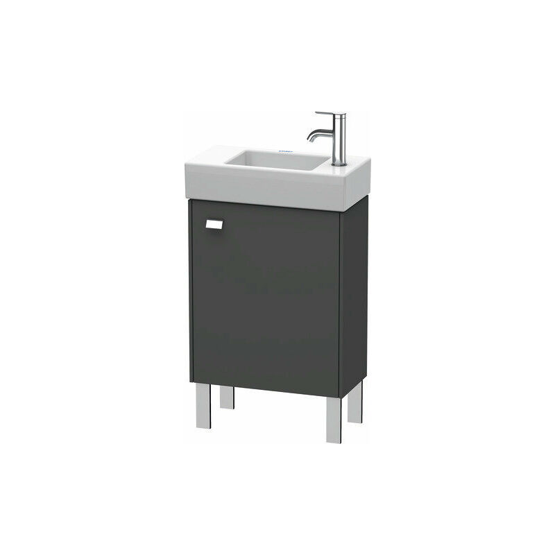 

Duravit Ag - Mueble bajo lavabo Duravit Brioso de 48,4 x 23,9 cm, 1 puerta, con bisagra a la derecha, 1 balda de cristal, para lavabo Vero Air