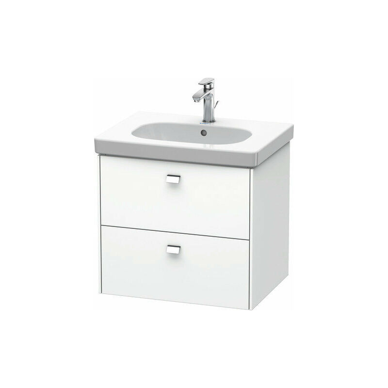 

Mueble bajo lavabo Duravit Brioso de pared 62,0 x 46,9 cm, con 2 cajones, con sifón y delantal, para lavabo D-Código 034265, Color (frente/cuerpo):