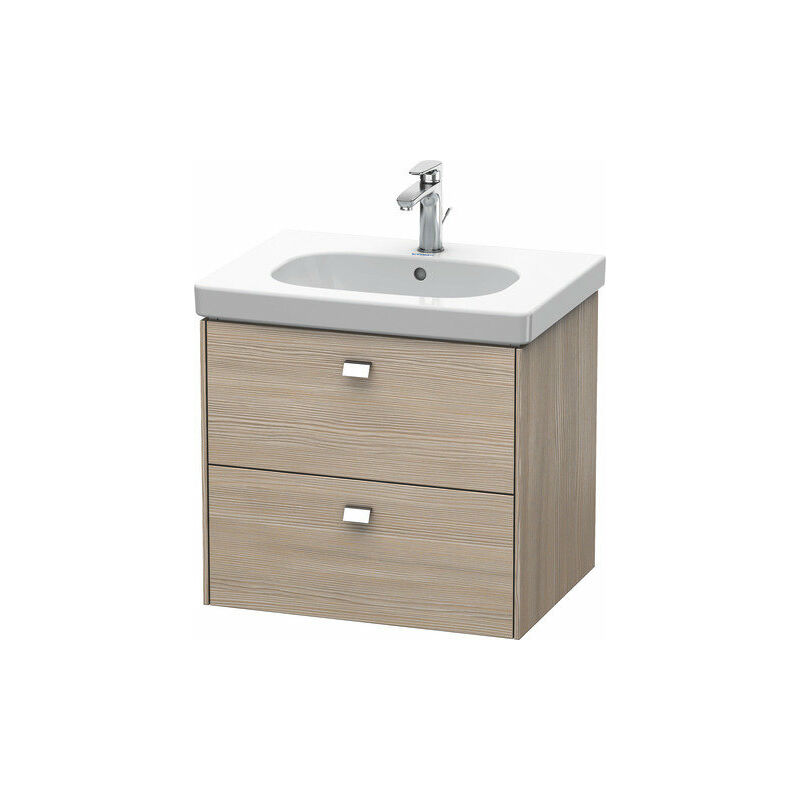 

Mueble bajo lavabo Duravit Brioso de pared 62,0 x 46,9 cm, con 2 cajones, con sifón y delantal, para lavabo D-Código 034265, Color (frente/cuerpo):