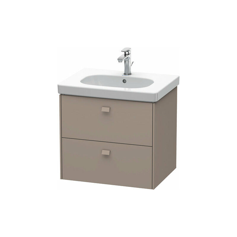 

Mueble bajo lavabo Duravit Brioso de pared 62,0 x 46,9 cm, con 2 cajones, con sifón y delantal, para lavabo D-Código 034265, Color (frente/cuerpo):