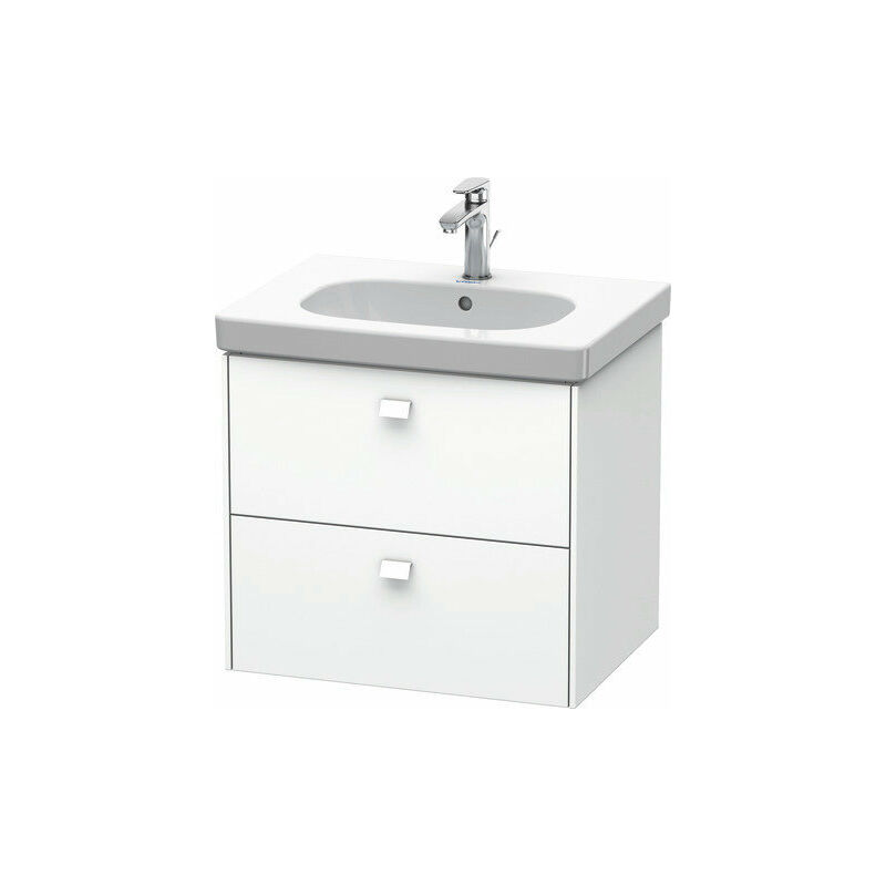 

Mueble bajo lavabo Duravit Brioso de pared 62,0 x 46,9 cm, con 2 cajones, con sifón y delantal, para lavabo D-Código 034265, Color (frente/cuerpo):