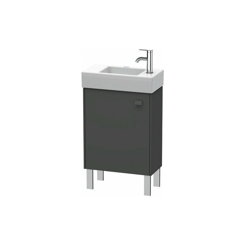 

Duravit Ag - Mueble bajo lavabo Duravit Brioso de pie 48,4 x 23,9 cm, 1 puerta, con bisagra a la izquierda, 1 balda de cristal, para lavabo Vero Air