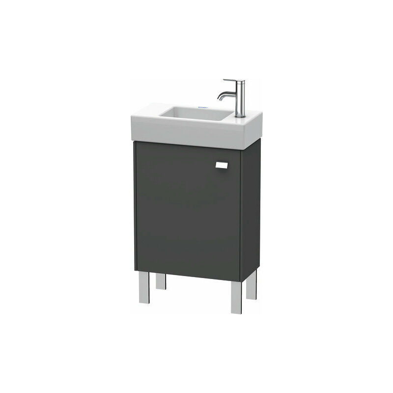 

Duravit Ag - Mueble bajo lavabo Duravit Brioso de pie 48,4 x 23,9 cm, 1 puerta, con bisagra a la izquierda, 1 balda de cristal, para lavabo Vero Air
