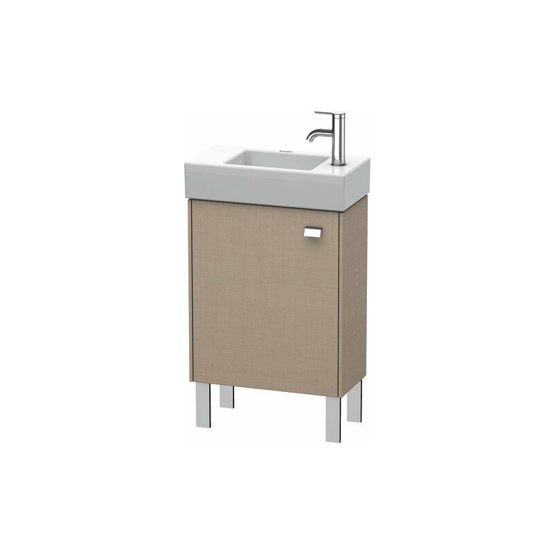 

Mueble bajo lavabo Duravit Brioso de pie 48,4 x 23,9 cm, 1 puerta, con bisagra a la izquierda, 1 balda de cristal, para lavabo Vero Air 072450, Color