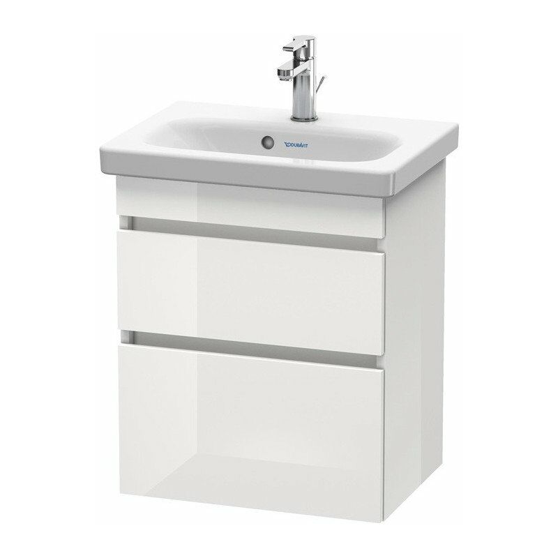 

Mueble bajo lavabo Duravit DURASTYLE COMPACT 610x500x368mm nogal natural / basalto mate
