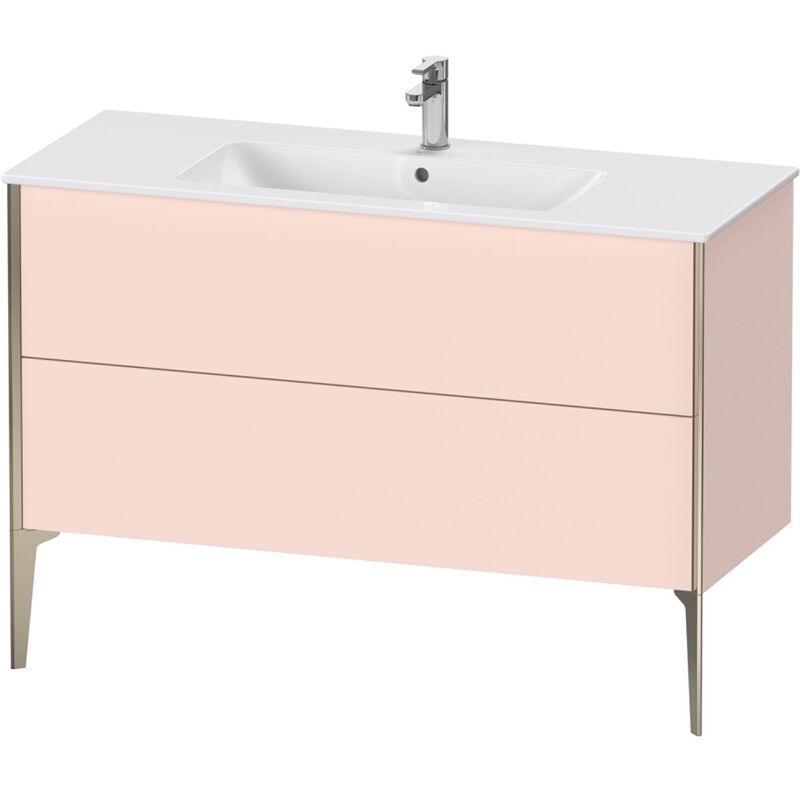 

Mueble bajo lavabo Duravit Xviu 4484 vertical, 2 cajones, para lavabo ME by Starck 233612, 1210x480 mm,, Color (frente/cuerpo): champán mate / perla