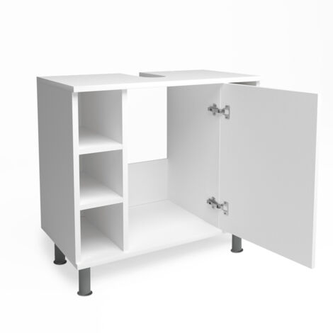 Mueble bajo lavabo Fynn, Blanco, 60 x 54 cm, Vicco