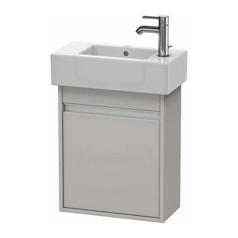 

Mueble bajo lavabo KETHO 225x450x550mm apertura a la izquierda hormigón