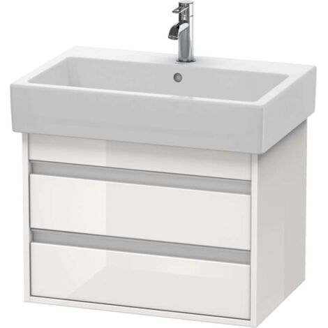 Mueble bajo lavabo KETHO 440x650mm blanco brillante
