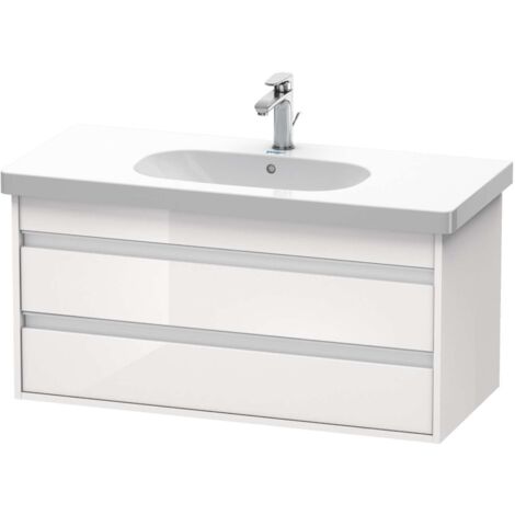 Mueble bajo lavabo KETHO 455x1000x480mm blanco brillante