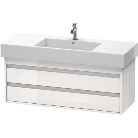 Mueble bajo lavabo KETHO 455x1200x480mm blanco brillante