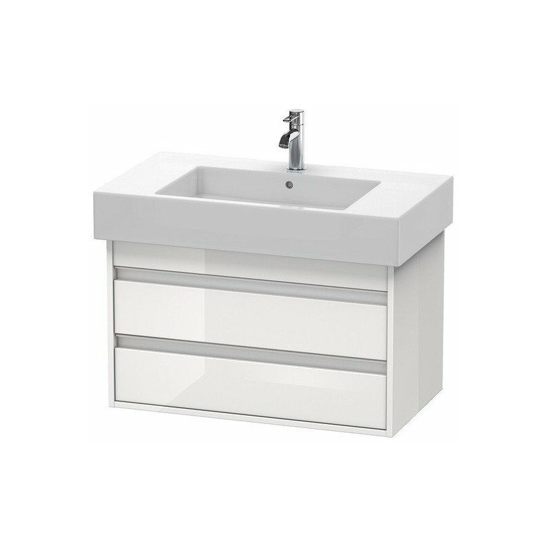 

Mueble bajo lavabo KETHO 455x800x480mm Azul claro mate