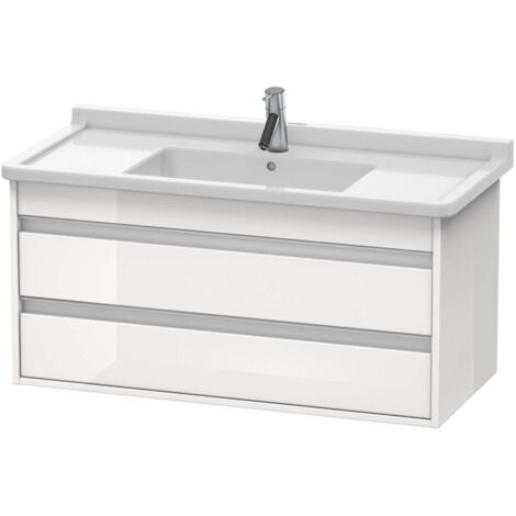 Mueble bajo lavabo KETHO 465x1000x480mm blanco brillante
