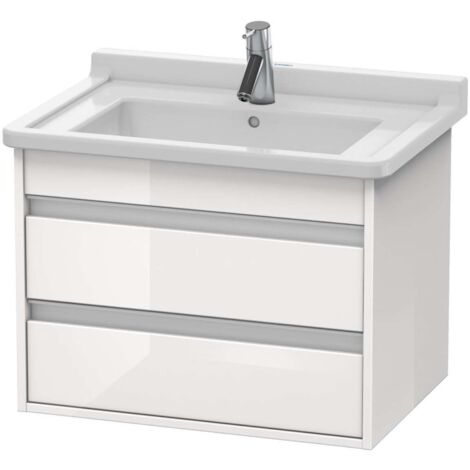 Mueble bajo lavabo KETHO 465x650x480mm blanco brillante