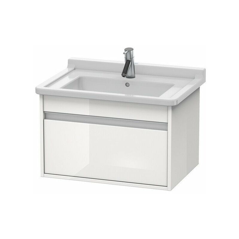 

Mueble bajo lavabo KETHO 465x800x410mm Azul claro mate