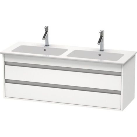 Mueble bajo lavabo KETHO 480x1270x475mm blanco mate