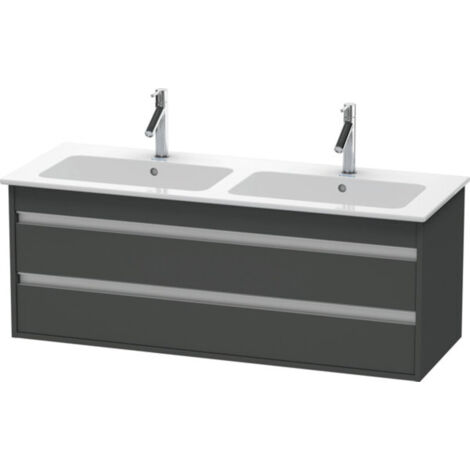 Mueble bajo lavabo KETHO 480x1270x475mm grafito mate