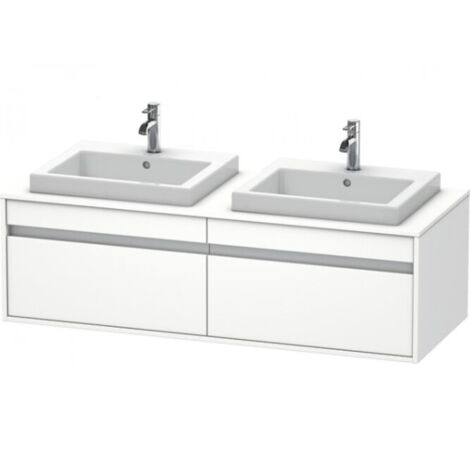Mueble bajo lavabo KETHO 550x1400x426mm blanco mate