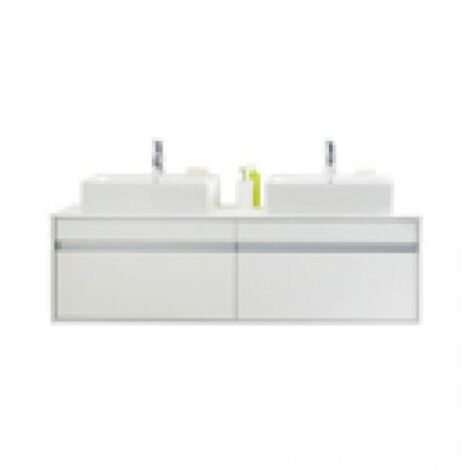 Mueble bajo lavabo KETHO 550x1400x426mm blanco mate