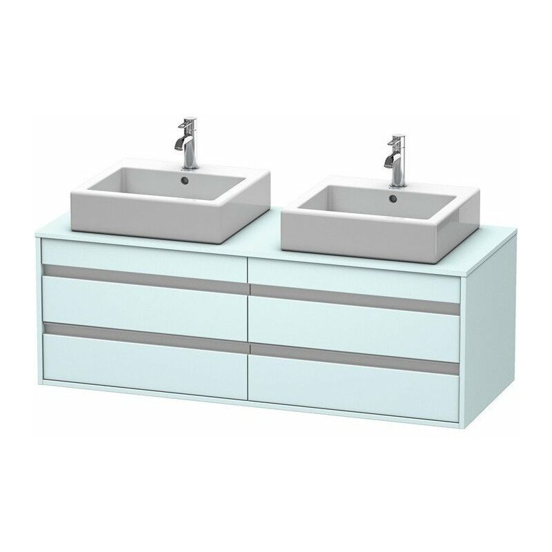 

Duravit - Mueble bajo lavabo KETHO 550x1400x496mm Azul claro mate