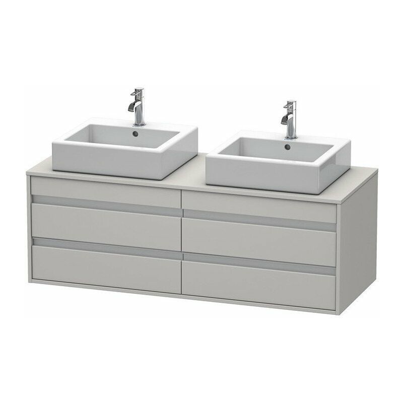 

Duravit - Mueble bajo lavabo KETHO 550x1400x496mm hormigón