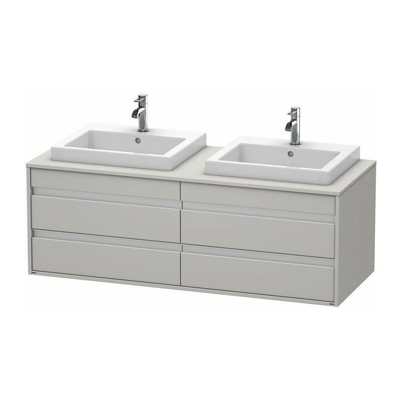 

Duravit - Mueble bajo lavabo KETHO 550x1400x496mm hormigón