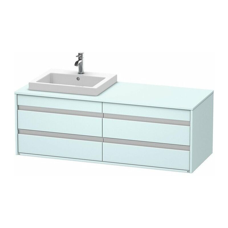 

Duravit - Mueble bajo lavabo KETHO 550x1400x496mm WT li Matt azul claro