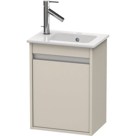 Mueble bajo lavabo KETHO 550x400x285mm apertura derecha taupe