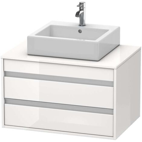 Mueble bajo lavabo KETHO 550x800x496mm blanco brillante