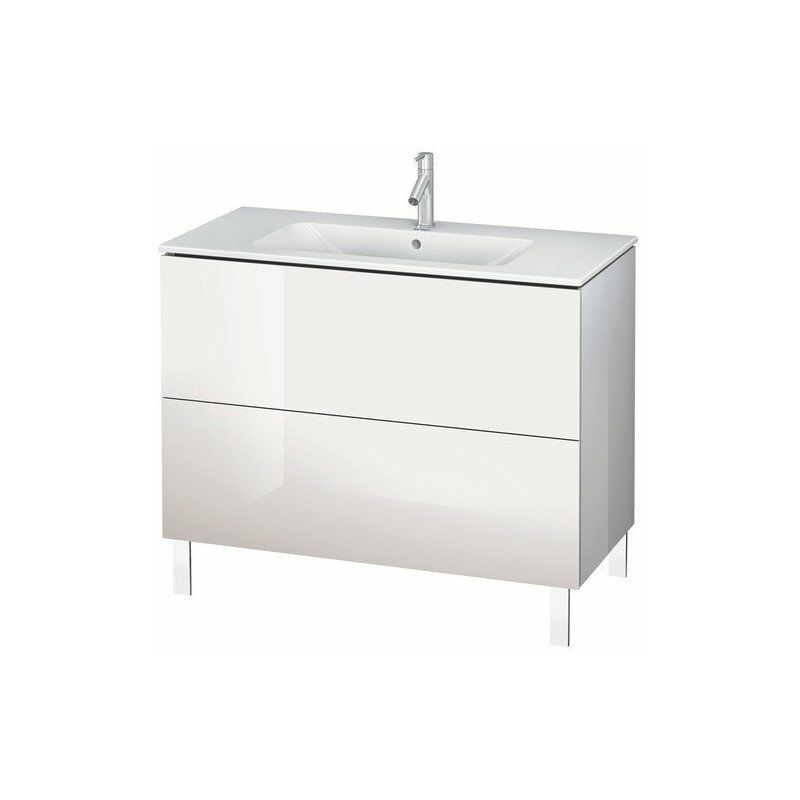 

Mueble bajo lavabo L-CUBE 1020x481x704mm Azul celeste mate