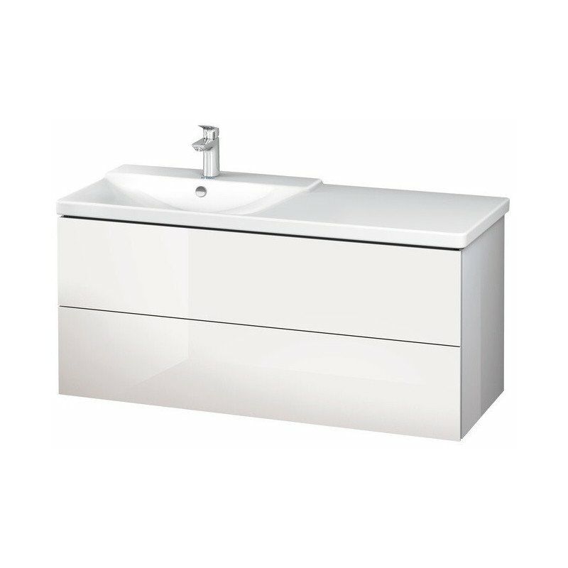 

Duravit - Mueble bajo lavabo L-CUBE 1220x481x555mm Azul celeste mate