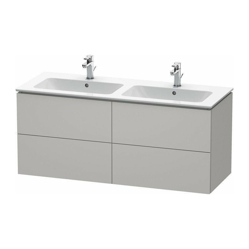 

Duravit - Mueble bajo lavabo L-CUBE 1290x481x550mm hormigón