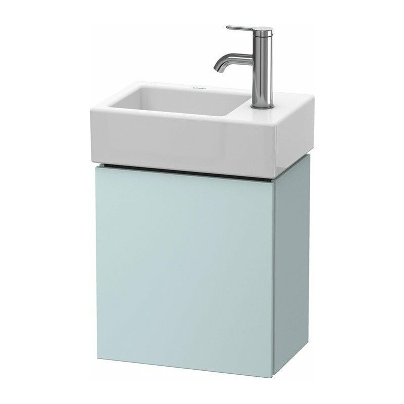 

Duravit - Mueble bajo lavabo L-CUBE 400x364x241mm apertura derecha Matt azul claro