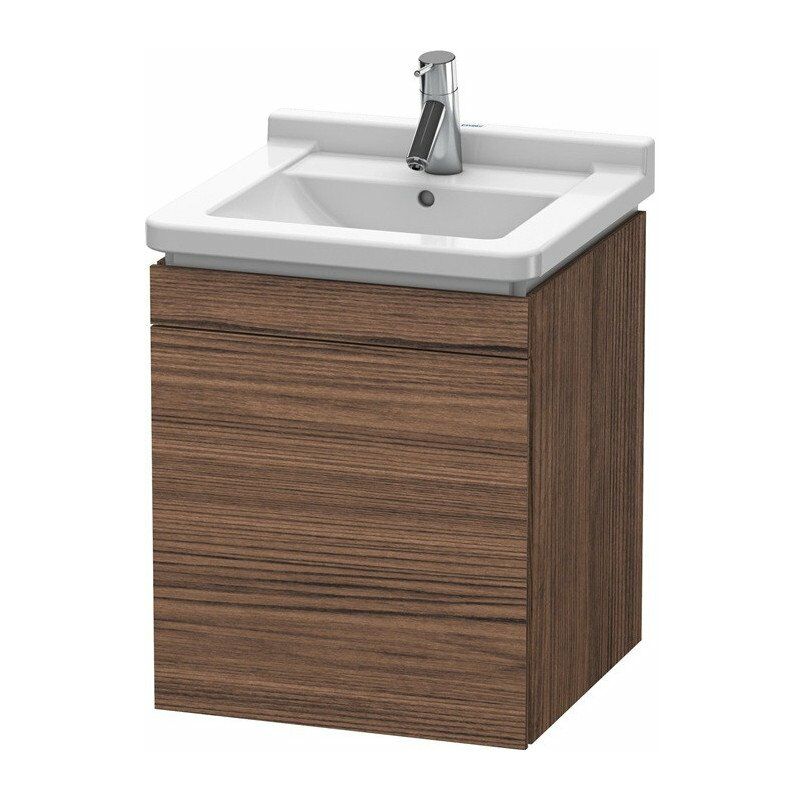 

Duravit - Mueble bajo lavabo L-CUBE 447x460x558mm apertura derecha nogal oscuro