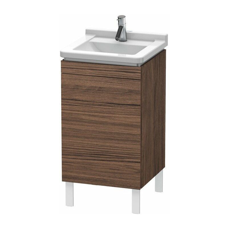 

Duravit - Mueble bajo lavabo L-CUBE 447x460x712mm apertura derecha nogal oscuro