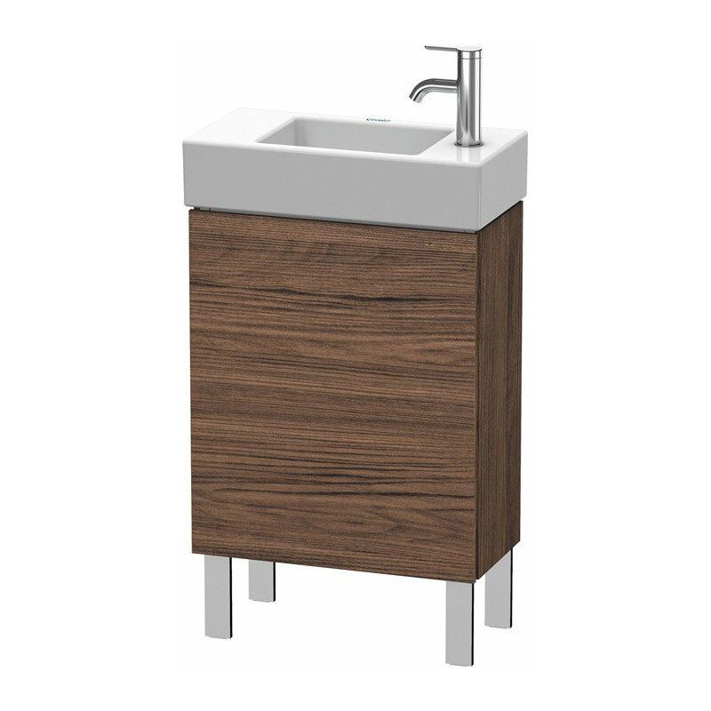 

Duravit - Mueble bajo lavabo L-CUBE 582x480x240mm apertura derecha nogal oscuro