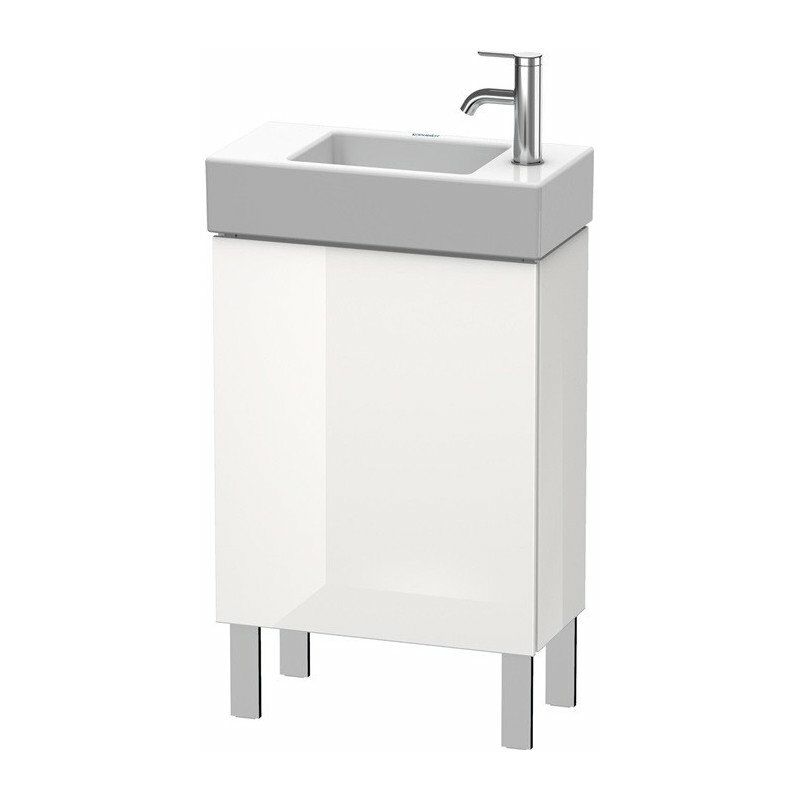 

Mueble bajo lavabo L-CUBE 582x480x240mm apertura izquierda nogal oscuro