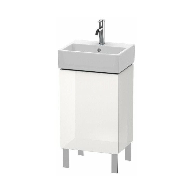 

Mueble bajo lavabo L-CUBE 593x434x341mm abertura a la izquierda hormigón