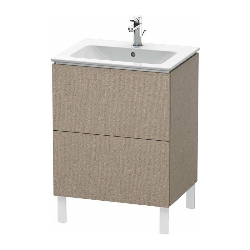 

Mueble bajo lavabo L-CUBE 620x481x704mm lino