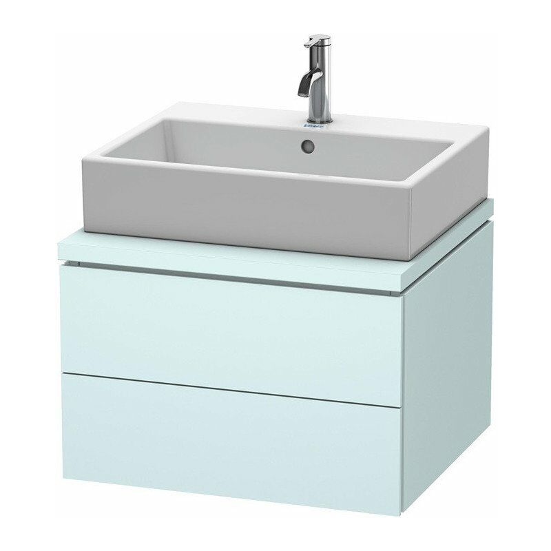 

Duravit - Mueble bajo lavabo L-CUBE 620x547x400mm Azul claro mate