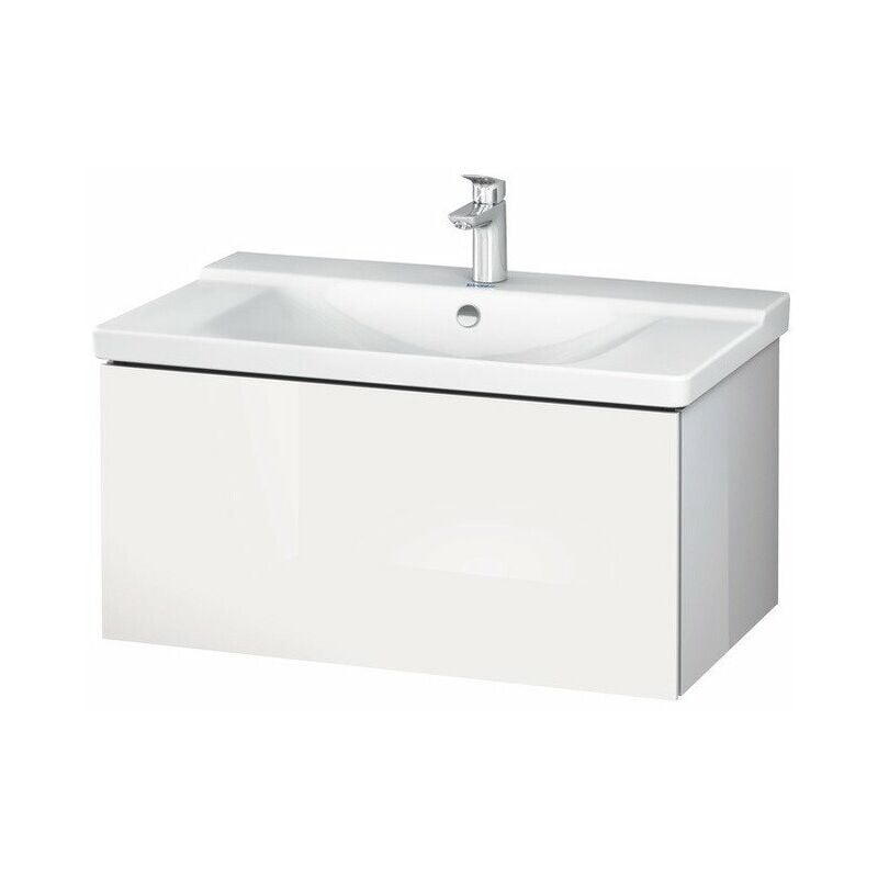 

Mueble bajo lavabo L-CUBE 820x481x405mm nogal oscuro