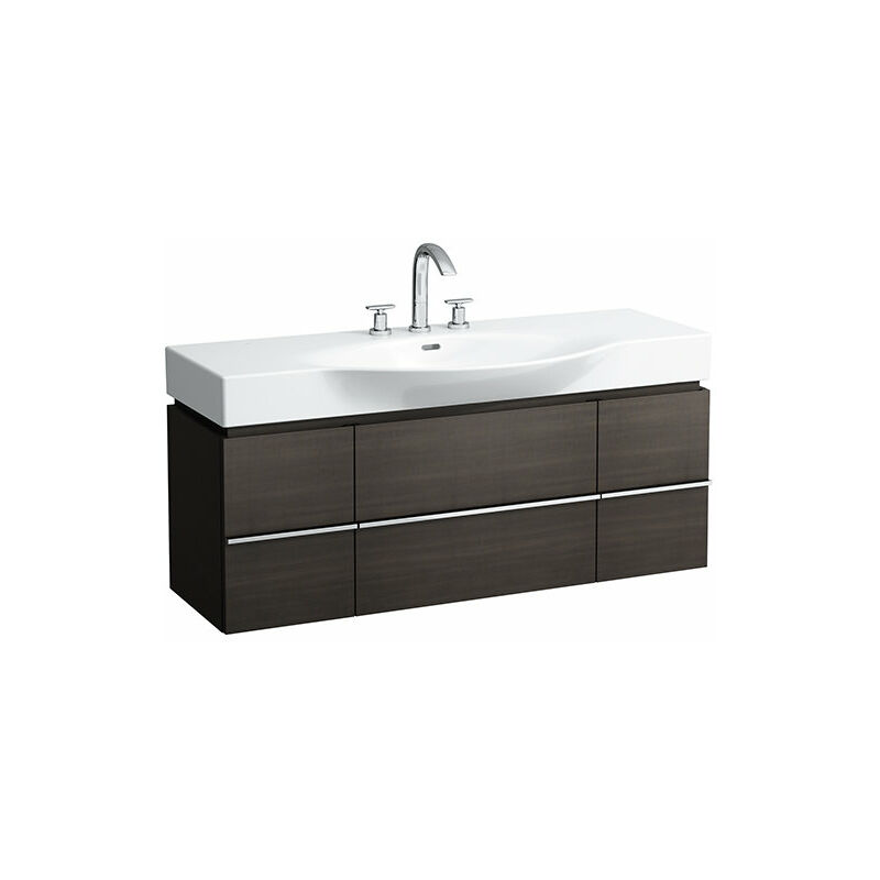 

Mueble bajo lavabo Laufen, 2 cajones, 1195x460x375, para lavabos palacio 811704, 812704, color: Decoración Roble Antracita - H4013020755481